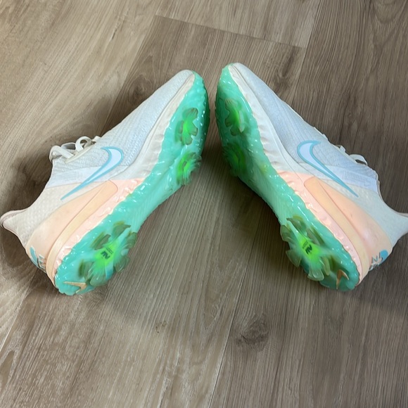 Nike Air Zoom Infinity Tour White Peach Sz 8.5 - Picture 4 of 5